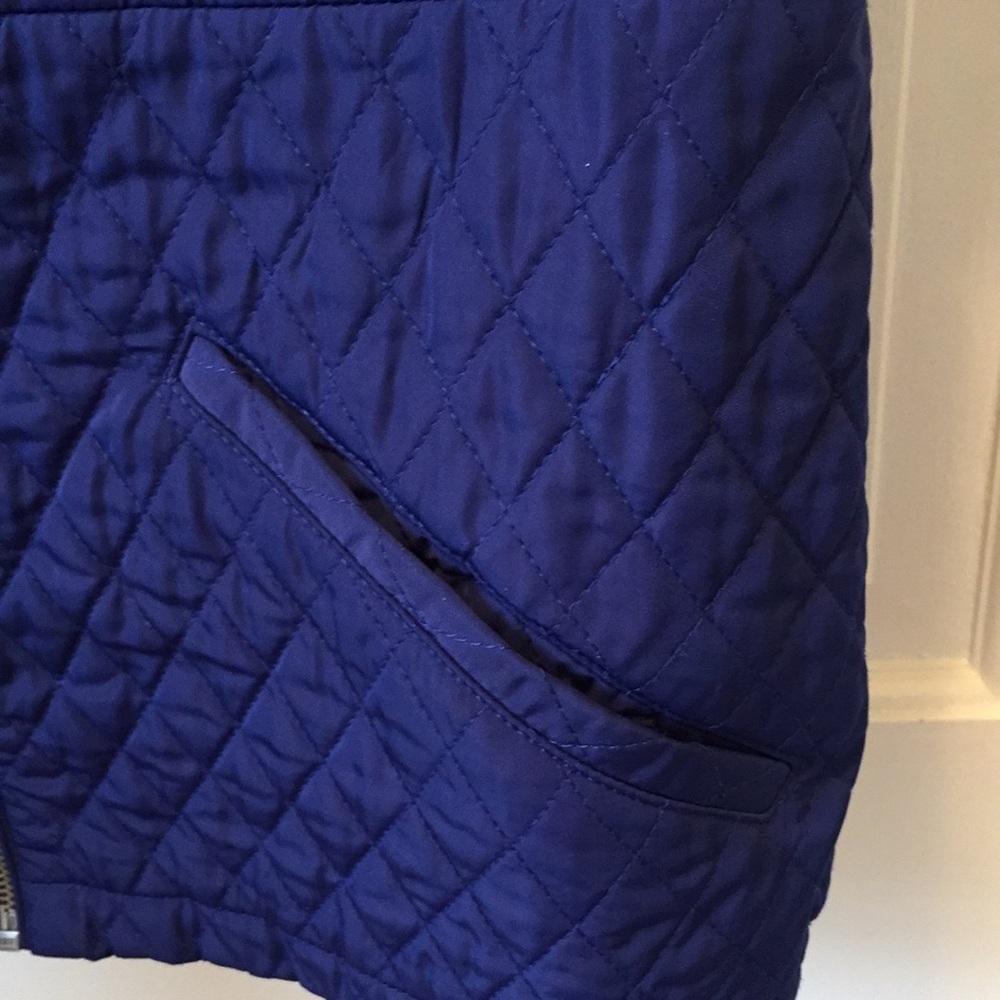 Talbots blue quilted vest - Picture 4 of 5